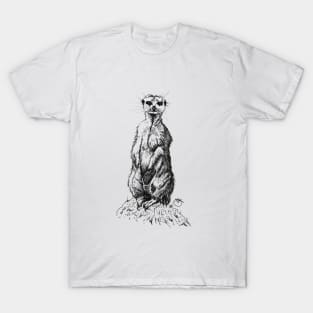 Meerkat on Guard. T-Shirt